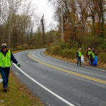 Volunteers cleaning up River Road