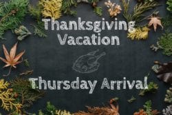 Thanksgiving Thursday Vacation Package