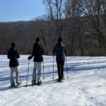 Group Snowshoeing in the Poconos.